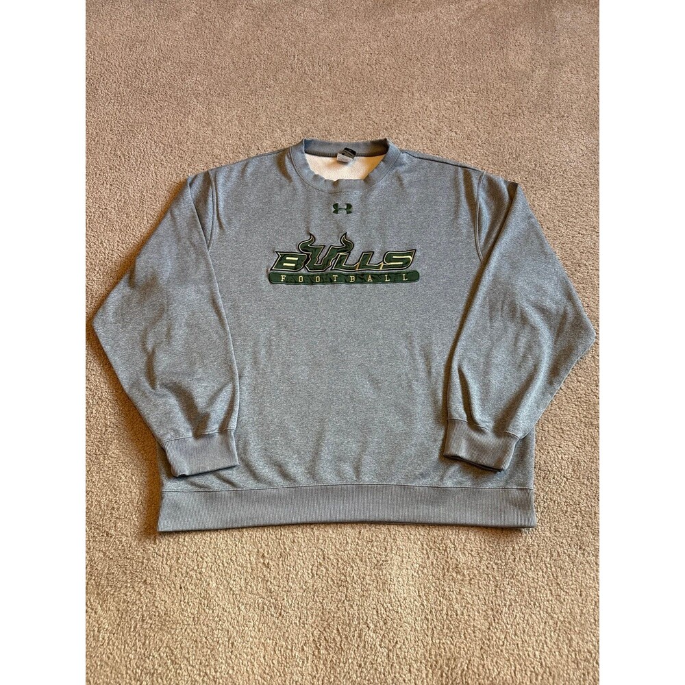 Under Armour USF Bulls Football Crewneck Sweatshirt Men’s Size XXL